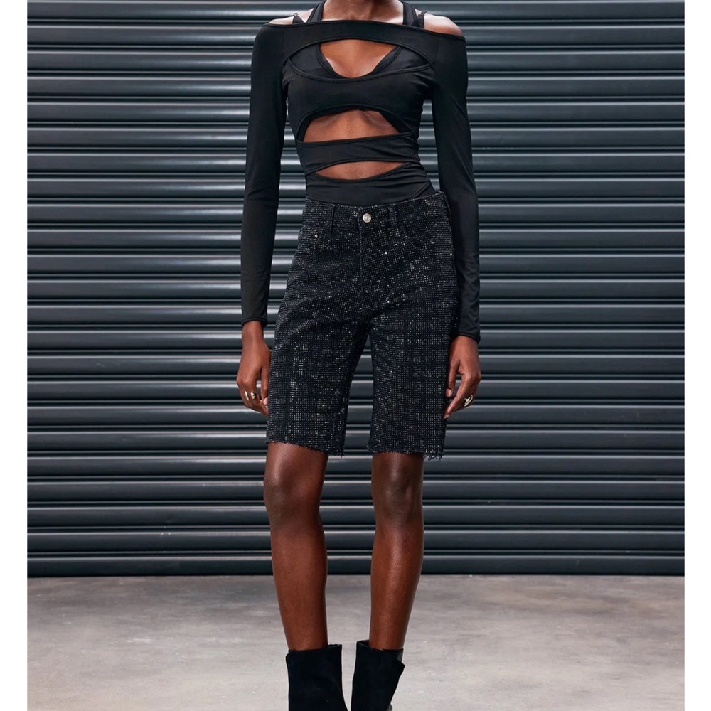 Sparkle Bermuda Shorts